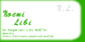 noemi libi business card